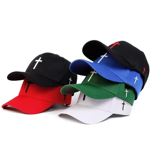 Cross baseball cap - baseball, catholic