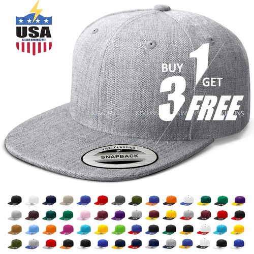 Premium snapback hat flat bill - premium,