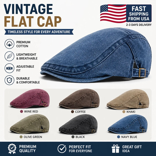 Men vintage flat cap driver - men,