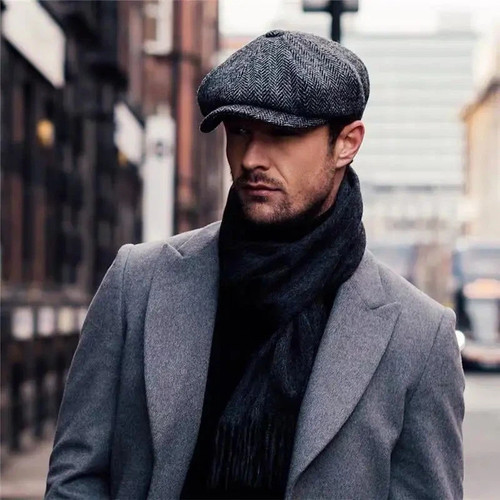 Unisex newsboy cap retro beret - cap,
