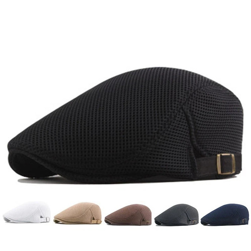 Solid cotton gatsby cap - gatsby, mens
